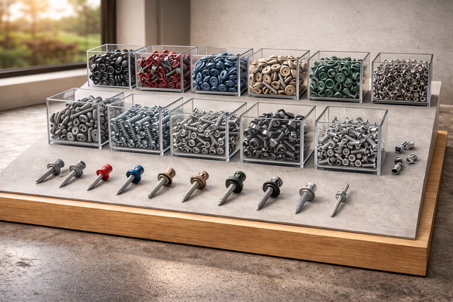 Metal Roofing Screws (Per Box)